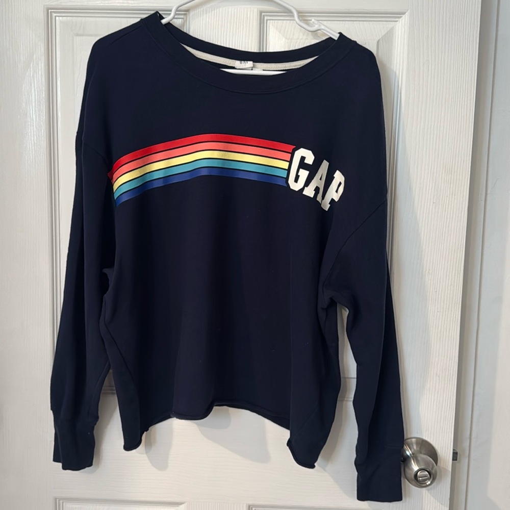 Gap crop sweater